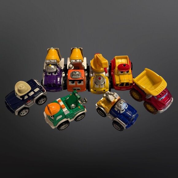 8 Tonka Lil Chuck and Friends Diecast Vehicles Construction Hasbro Maisto 3” A16 - Picture 7 of 16